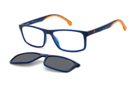 Monturas - Carrera - CA 8065/CS - RTC (M9) BLUE ORANGE // CLEAR + CLIP ON GREY POLARIZED