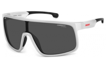 Gafas de Sol - Carrera - CARRERA DUCATI CARDUC 017/S - 6HT (IR) MATTE WHITE // GREY