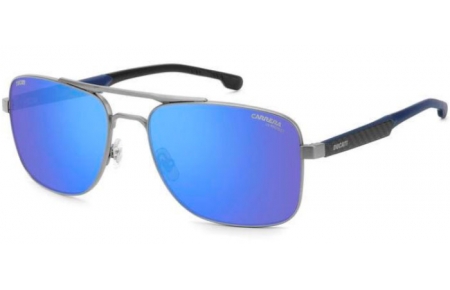 Gafas de Sol - Carrera - CARRERA DUCATI CARDUC 022/S - V6D (XT) MATTE DARK RUTHENIUM BLUE // BLUE SKY MIRROR