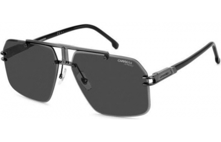 Gafas de Sol - Carrera - CARRERA 1054/S - V81 (IR) DARK RUTHENIUM BLACK // GREY