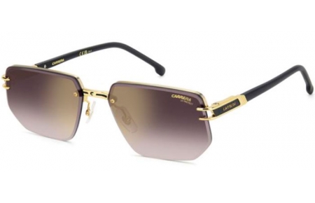 Gafas de Sol - Carrera - CARRERA 1070/S - I46 (YK) MATTE BLACK GOLD // BURGUNDY GRADIENT GOLD MIRROR