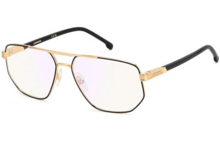 Monturas - Carrera - CARRERA 1141 - I46 (2Y) GOLD BLACK // LIGHT BLUE MIRROR