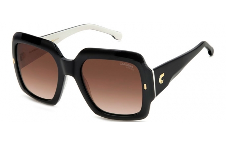 Gafas de Sol - Carrera - CARRERA 3004/S - 80S (HA) BLACK WHITE // BROWN GRADIENT