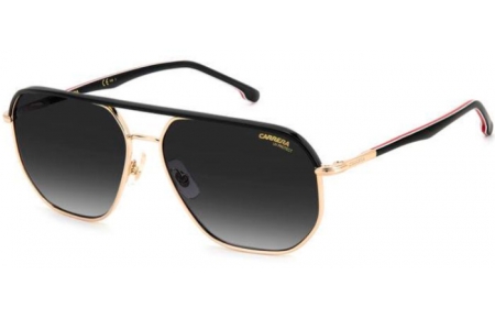 Gafas de Sol - Carrera - CARRERA 304/S - W97 (9O) GOLD STRIPED BLACK // DARK GREY GRADIENT