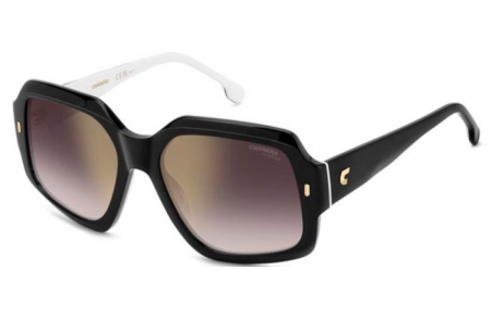 Gafas de Sol - Carrera - CARRERA 3045/S - 80S (YK) BLACK WHITE // BURGUNDY GRADIENT GOLD MIRROR