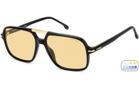 Gafas de Sol - Carrera - CARRERA 350/S - 71C (UK) BLACK // YELLOW PHOTOCROMATIC