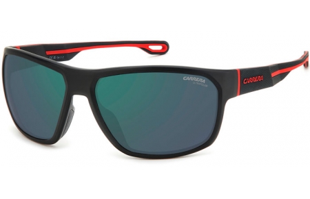 Gafas de Sol - Carrera - CARRERA 4018/S - BLX (Q3) MATTE BLACK RED // GREEN GREY MIRROR POLARIZED