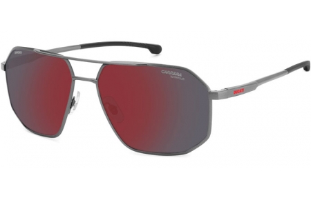 Gafas de Sol - Carrera - CARRERA DUCATI CARDUC 037/S - R80 (H4) MATTE DARK RUTHENIUM // RED MIRROR POLARIZED