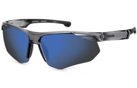 Gafas de Sol - Carrera - CARRERA DUCATI CARDUC 044/S - R6S (XT) GREY BLACK // BLUE SKY MIRROR