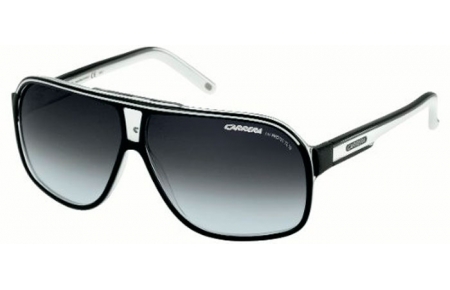 Gafas de Sol - Carrera - GRAND PRIX 2 - T4M (9O) BLACK AND TRANSPARENT WHITE // DARK GREY GRADIENT