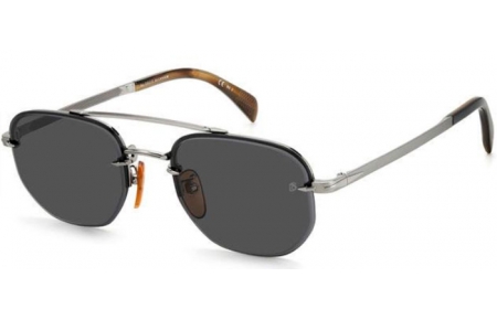 Gafas de Sol - David Beckham Eyewear - DB 1078/S - 85K (IR) RUTHENIUM BLACK // GREY BLUE