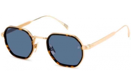 Gafas de Sol - David Beckham Eyewear - DB 1097/S - 06J (KU) GOLD HAVANA // GREY BLUE