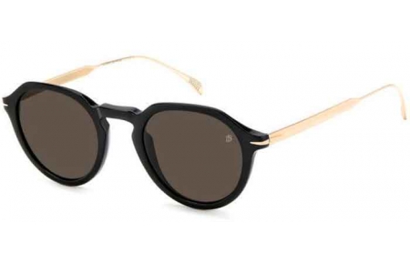 Gafas de Sol - David Beckham Eyewear - DB 1098/S - 2M2 (IR) BLACK GOLD // GREY