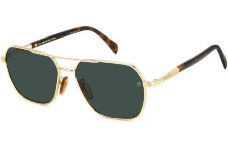 Sunglasses - David Beckham Eyewear - DB 1128/G/S - 06J (QT) GOLD HAVANA // GREEN