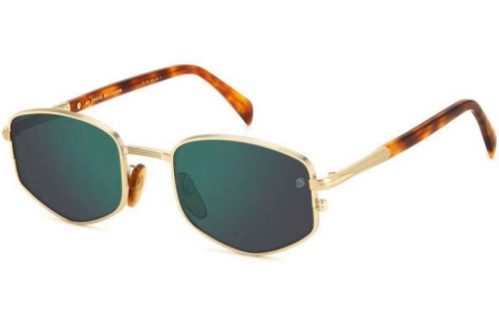 Gafas de Sol - David Beckham Eyewear - DB 1129/S - HM2 (MT) GOLD HONEY HAVANA // GREEN MIRROR