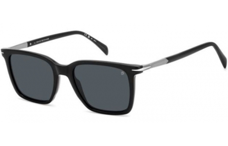 Sunglasses - David Beckham Eyewear - DB 1130/S - ANS (IR) BLACK DARK RUTHENIUM // GREY