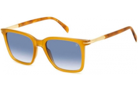 Sunglasses - David Beckham Eyewear - DB 1130/S - EPZ (08) YELLOW HAVANA // DARK BLUE GRADIENT