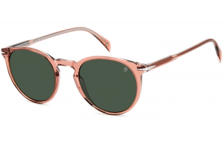 Gafas de Sol - David Beckham Eyewear - DB 1139/S - 8XO (QT) PINK CRYSTAL // GREEN