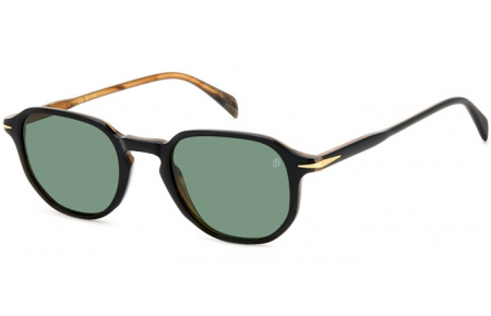 Gafas de Sol - David Beckham Eyewear - DB 1140/S - 05K (O7) BLACK STRIPED BROWN // GREEN LIGHT GREEN ANTIREFLECTION