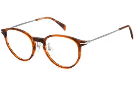 Monturas - David Beckham Eyewear - DB 1149/G - 6C5 BROWN HORN RUTHENIUM