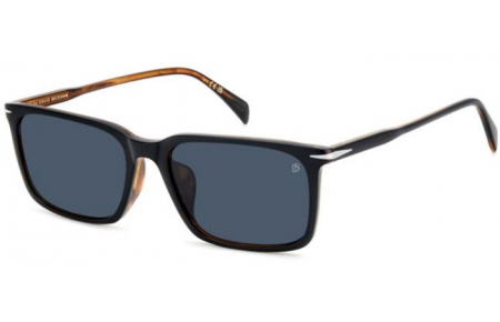 Gafas de Sol - David Beckham Eyewear - DB 1163/F/S - 05K (KU) BLACK STRIPED // BLUE