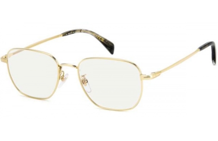 Monturas - David Beckham Eyewear - DB 1168/F - J5G (2Y) GOLD // LIGHT BLUE MIRROR