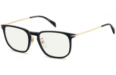 Monturas - David Beckham Eyewear - DB 1169/G - 2M2 (2Y) BLACK GOLD // LIGHT BLUE MIRROR