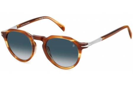 Gafas de Sol - David Beckham Eyewear - DB 1171/S - EX4 (08) STRIPED BROWN // DARK BLUE GRADIENT