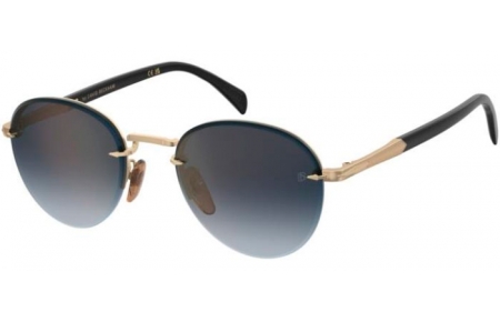 Gafas de Sol - David Beckham Eyewear - DB 1173/S - RHL (1V) GOLD // BLUE GRADIENT GOLD MIRROR