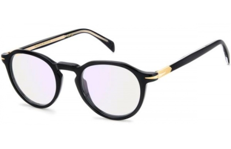 Frames - David Beckham Eyewear - DB 1180 - 2M2 (2Y) BLACK GOLD // LIGHT BLUE MIRROR