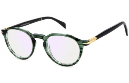 Monturas - David Beckham Eyewear - DB 1180 - 6AK (2Y) GREEN HORN // LIGHT BLUE MIRROR