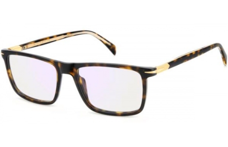 Monturas - David Beckham Eyewear - DB 1181 - 2IK (2Y) HAVANA GOLD // LIGHT BLUE MIRROR