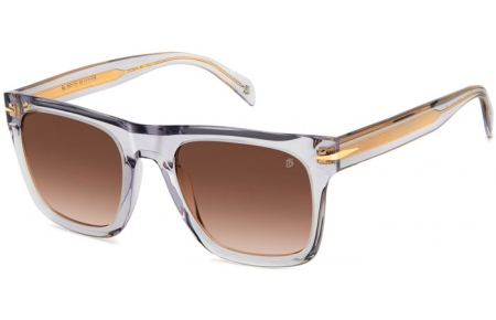 Gafas de Sol - David Beckham Eyewear - DB 7000/S FLAT - 63M (HA) CRYSTAL GREY // BROWN GRADIENT