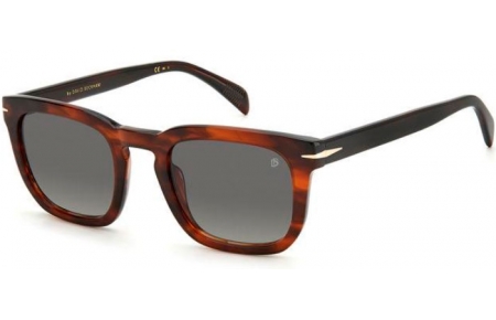 Gafas de Sol - David Beckham Eyewear - DB 7076/S - EX4 (9O) BROWN HORN // DARK GREY GRADIENT