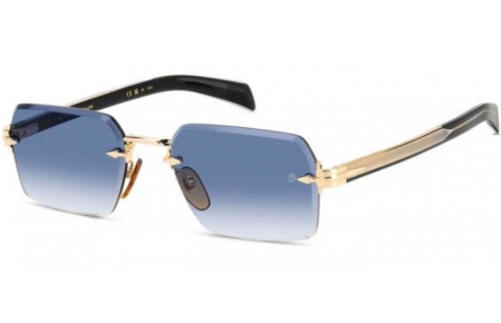 Gafas de Sol - David Beckham Eyewear - DB 7109/S - RHL (08) GOLD BLACK // DARK BLUE GRADIENT