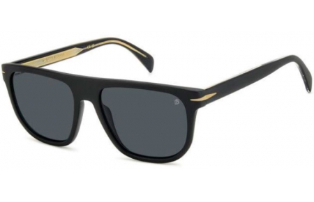 Gafas de Sol - David Beckham Eyewear - DB 7111/S - I46 (IR) MATTE BLACK GOLD // GREY