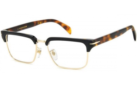 Monturas - David Beckham Eyewear - DB 7112 - XWY BLACK HAVANA GOLD