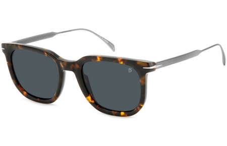 Gafas de Sol - David Beckham Eyewear - DB 7119/S - 4HU (IR) HAVANA DARK RUTHENIUM // GREY BLUE