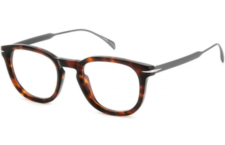 Monturas - David Beckham Eyewear - DB 7122 - 4HU HAVANA DARK RUTHENIUM