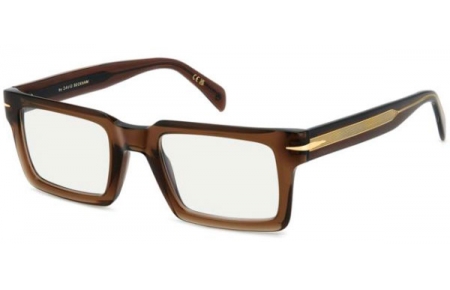 Monturas - David Beckham Eyewear - DB 7126 - 09Q BROWN // CLEAR MIRROR