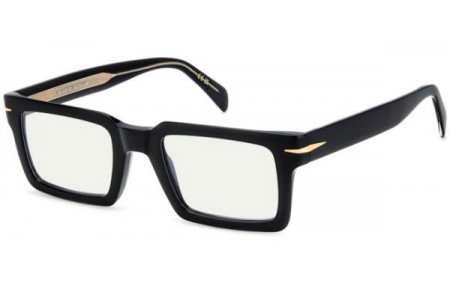 Monturas - David Beckham Eyewear - DB 7126 - 807 BLACK // CLEAR MIRROR