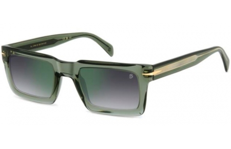 Gafas de Sol - David Beckham Eyewear - DB 7126/S - 1ED (NU) GREEN // GREY GRADIENT GREEN MIRROR