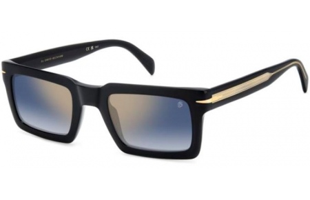 Gafas de Sol - David Beckham Eyewear - DB 7126/S - 2M2 (1V) BLACK GOLD // BLUE GRADIENT GOLD MIRROR