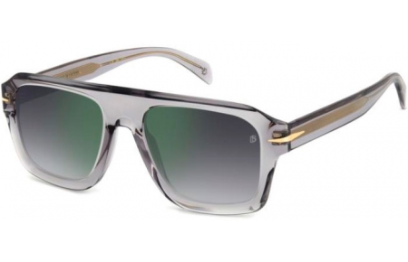 Gafas de Sol - David Beckham Eyewear - DB 7127/S - KB7 (NU) GREY // GREY GRADIENT GREEN MIRROR