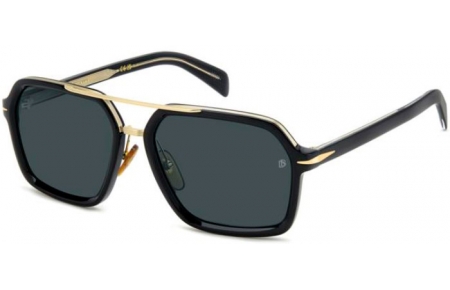 Gafas de Sol - David Beckham Eyewear - DB 7128/S - 807 (KU) BLACK // DARK BLUE