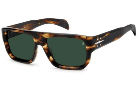 Gafas de Sol - David Beckham Eyewear - DB 7132/S - WR9 (QT) BROWN HAVANA // GREEN