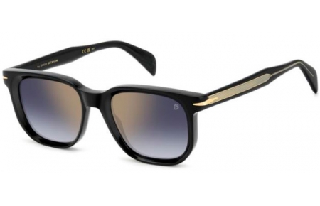 Gafas de Sol - David Beckham Eyewear - DB 7133/S - 807 (1V) BLACK // BLUE GRADIENT GOLD MIRROR