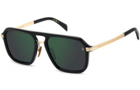 Gafas de Sol - David Beckham Eyewear - DB 7136/S - 2M2 (MT) BLACK // GREEN MIRROR