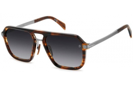 Gafas de Sol - David Beckham Eyewear - DB 7136/S - 6C5 (9O) BROWN HORN // DARK GREY GRADIENT