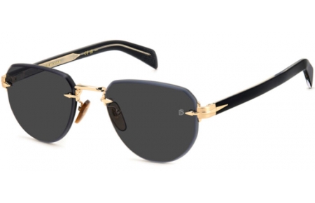 Gafas de Sol - David Beckham Eyewear - DB 7144/S - RHL (IR) GOLD // GREY